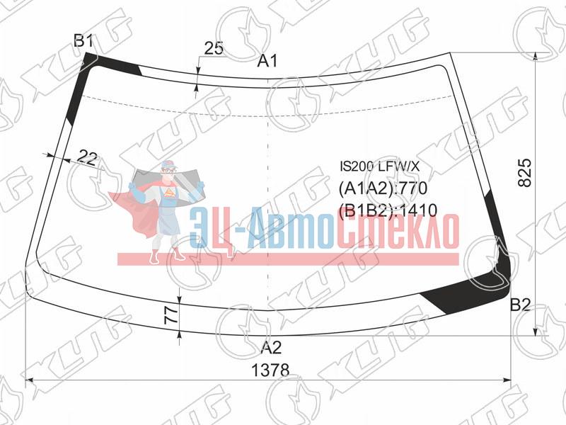 Стекло лобовое TOYOTA ALTEZZA 4 /5D 98-05