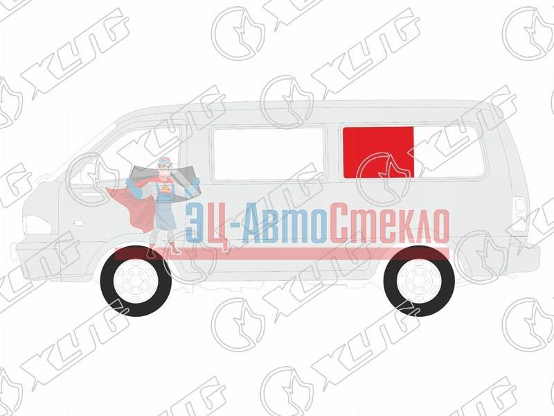 Стекло кузова среднее левое N3 TOYOTA  HIACE VAN 89-04