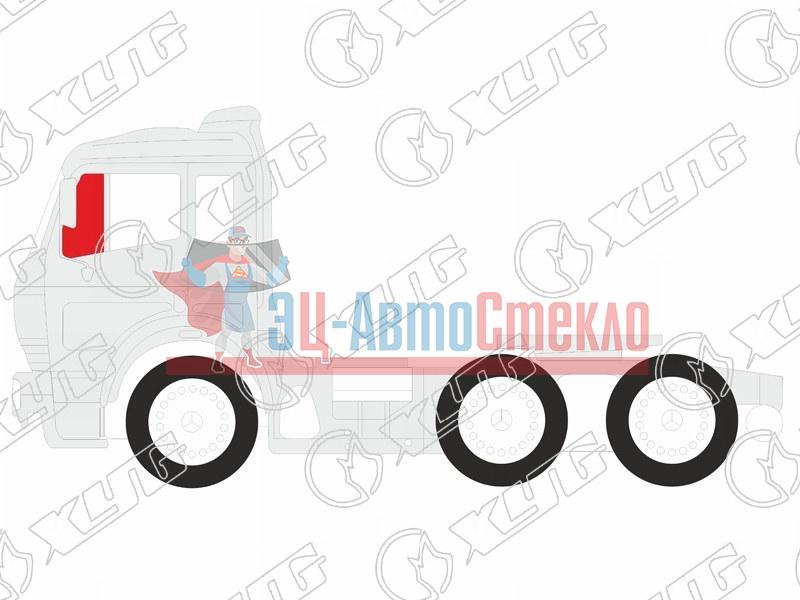 Стекло переднее левое опускное MITSUBISHI FIGHTER TRUCK 92-