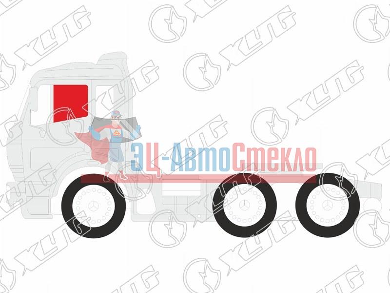 Стекло переднее левое опускное MITSUBISHI FUSO FV CABOVER TRUCK 84-96