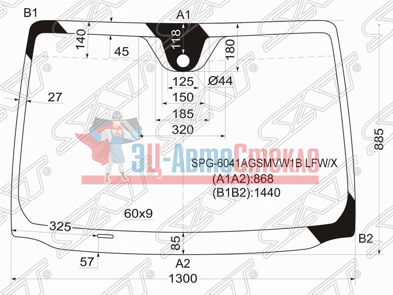 Стекло лобовое + дд NISSAN NOTE 05-13