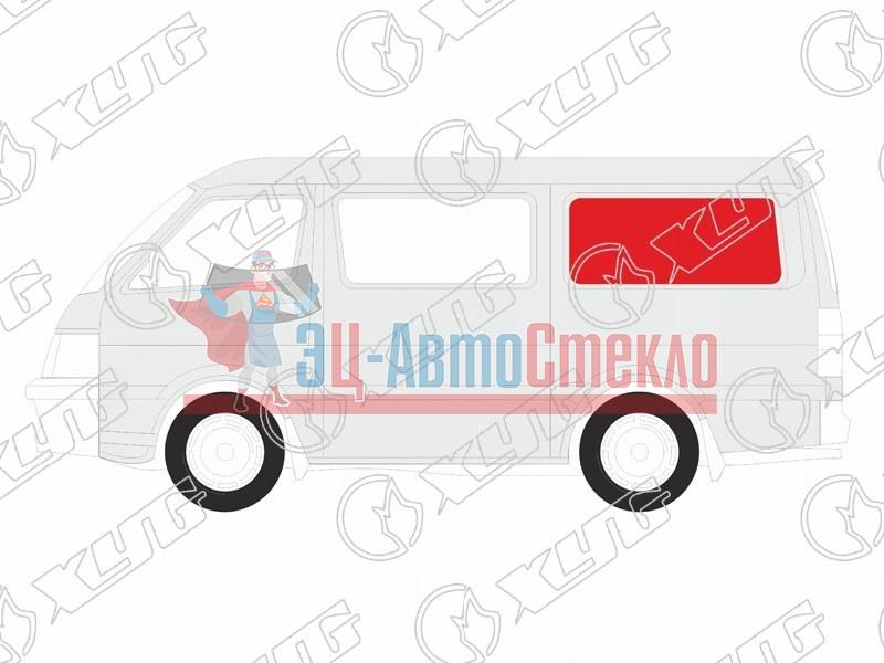 Стекло кузова (собачник) заднее левое (короткая база) RENAULT TRAFIC /OPEL VIVARO /NISSAN PRIMASTAR 01